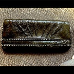NWT Lauren Merkin clutch, blk dinner up wedding